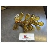 Light amber glass grape cluster