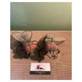 Insect fly over sized plastic bugs