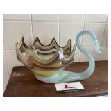 Blown Glass Swan