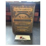 Pure Calabria licorice tin can