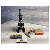 Waco Microscope with Glass Slides