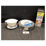 Spring form pan, chopper, scale