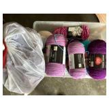 Tote of various yarn/ clothing