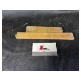 Wood folding rulers