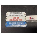 Enamel Gasoline Plaques