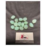 Aqua Chalcedony Beads