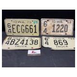 Vintage License plates