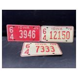 Vintage License plates