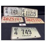 Vintage license plates