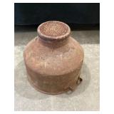 Vintage metal milk strainer