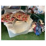 Tote of Scrap Fabric