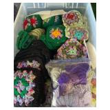 Tote of Crochet Granny Squares