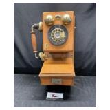 Vintage Wooden Thomas Wall Phone