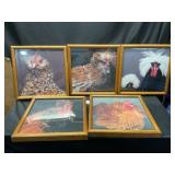 Framed Chicken Prints
