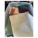 Tote of Scrap Fabric