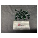 Green Goldstone Beads