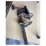 Vintage clamp drill and misc