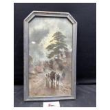 Vintage framed print