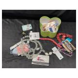 New Craft Beads, Pendants and Misc