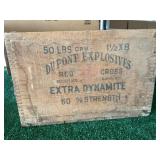DuPont explosives crate