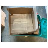 Tote of Plastic Containers