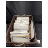 Basket of Greeting Cards