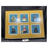 Framed Denmark Folk Art