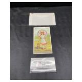 Antique Victorian die cut trading card