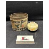 Vintage can and insulator