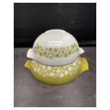 Pyrex Spring Blossom Cinderella mixing bowls