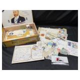 Cigar box of Stamps