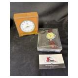 Seth Thomas clock and watch