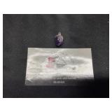 Raw Amethyst Pendant