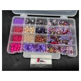 Pink and Purple Craft Beads