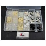 Black and White Craft Beads