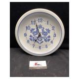 Stoneware plate clock