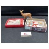 Christmas cards and decor