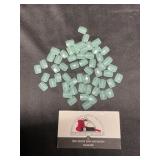 Aqua Chalcedony Beads