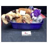 Beanie babies and stuffed toys
