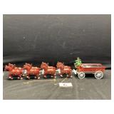 Cast iron 8 horse hitch wagon