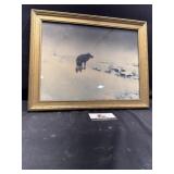 Vintage framed print