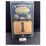 Vintage National Calendar