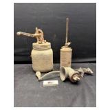 Churn, oil can and grinder