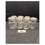 Vintage glass jars