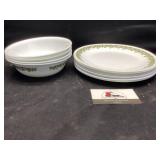 Corelle Crazy Daisy lunch plates and bowls