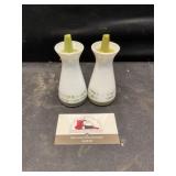 Spring Blossom Pyrex salt and Pepper shakers