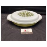 Pyrex Spring Blossom divided casserole dish
