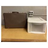 Plastic drawer and case