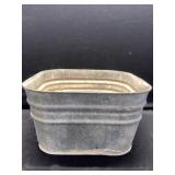 Galvanized tub