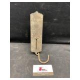 Brass hanging scale